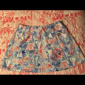 Lilly Pulitzer Madison Skort in Sea to Shining Sea